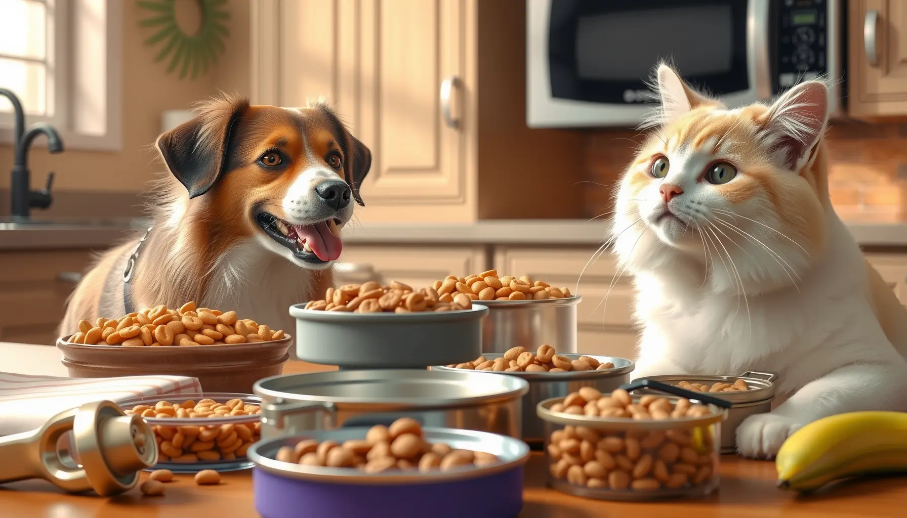Tips for choosing the right food for dogs and cats