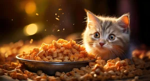 Advantages of using extruded food for puppies and kittens