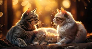 Suitable food for pregnant and lactating cats