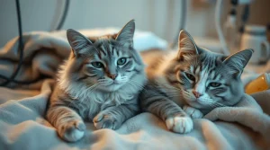 Feeding elderly cats with kidney problems
